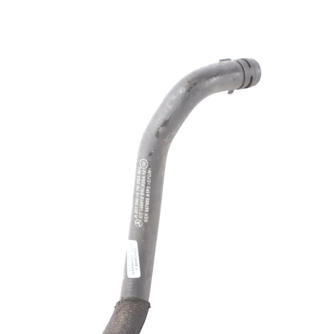 Heater Cooling Coolant Pipe Hose Line to Mercedes R231 with Part number A2318301200 Mercedes R231 Heater Cooling Coolant Pipe Hose Line - SKU RHD-A2318301200 - Part number A2318301200