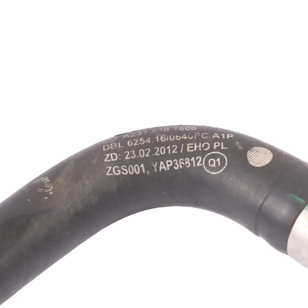 Water Hose Cooling Radiator Coolant Pipe Line to Mercedes R231 with Part number A2318301600 Mercedes R231 Water Hose Cooling Radiator Coolant Pipe Line - SKU RHD-A2318301600 - Part number A2318301600