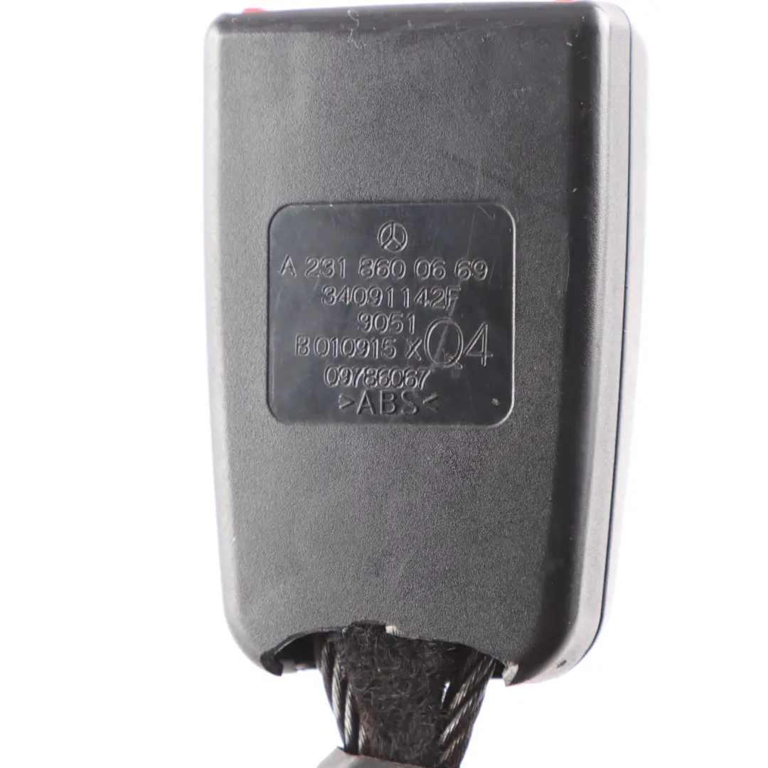 Mercedes SL63 R231 Cintura Sicurezza Fibbia Stalk Anteriore Destro - SKU A2318600669 - Numero di parte A2318600669