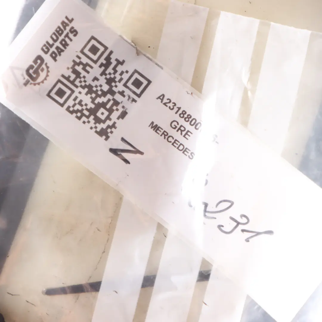 SL63 AMG R231 Rear Bumper Lower Trim Grey Metallic - 041 to Mercedes with Part number A2318800026 Mercedes SL63 AMG R231 Rear Bumper Lower Trim Grey Metallic - 041 - SKU A2318800026-GRE - Part number A2318800026