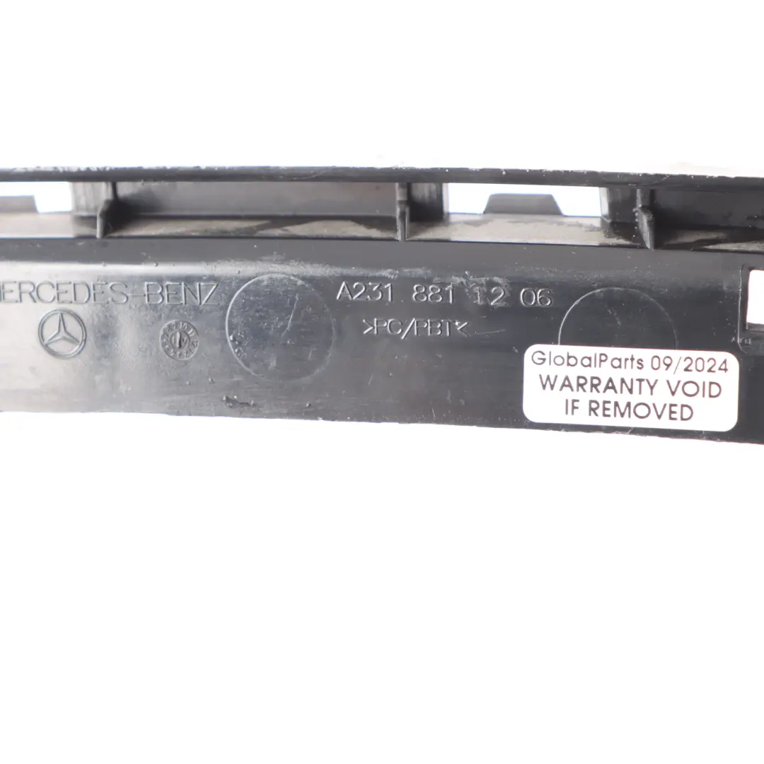 Mercedes R231 Supporto Paraurti Posteriore Staffa Destra Mount Rail - SKU A2318811206 - Numero di parte A2318811206