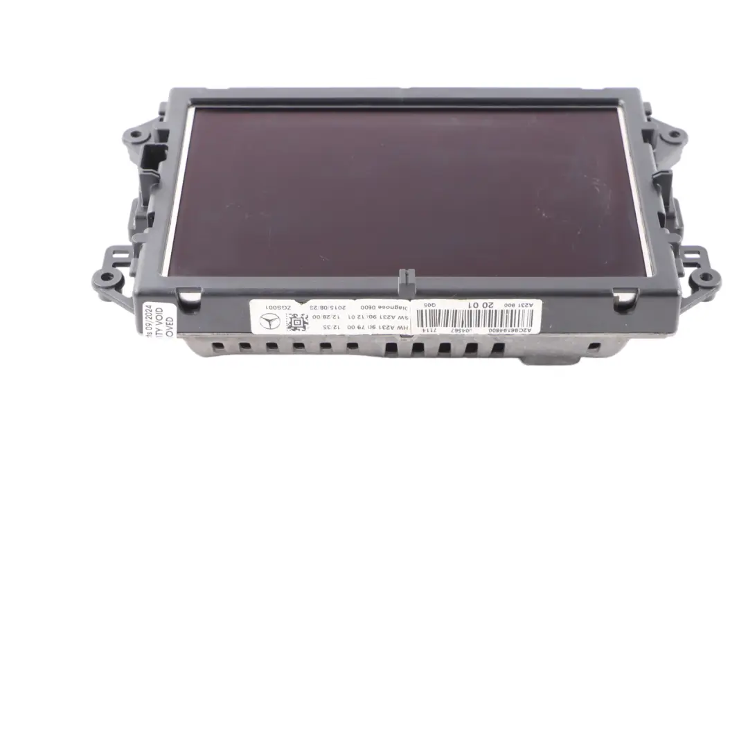 Radio Stereo Sat Nav Display Screen Head Unit to Mercedes R231 with Part number A2319002001 Mercedes R231 Radio Stereo Sat Nav Display Screen Head Unit - SKU A2319002001 - Part number A2319002001