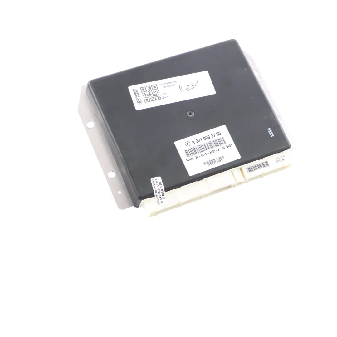Electronic Control Unit Module to Mercedes R231 with Part number A2319003705 Mercedes R231 Electronic Control Unit Module - SKU A2319003705 - Part number A2319003705