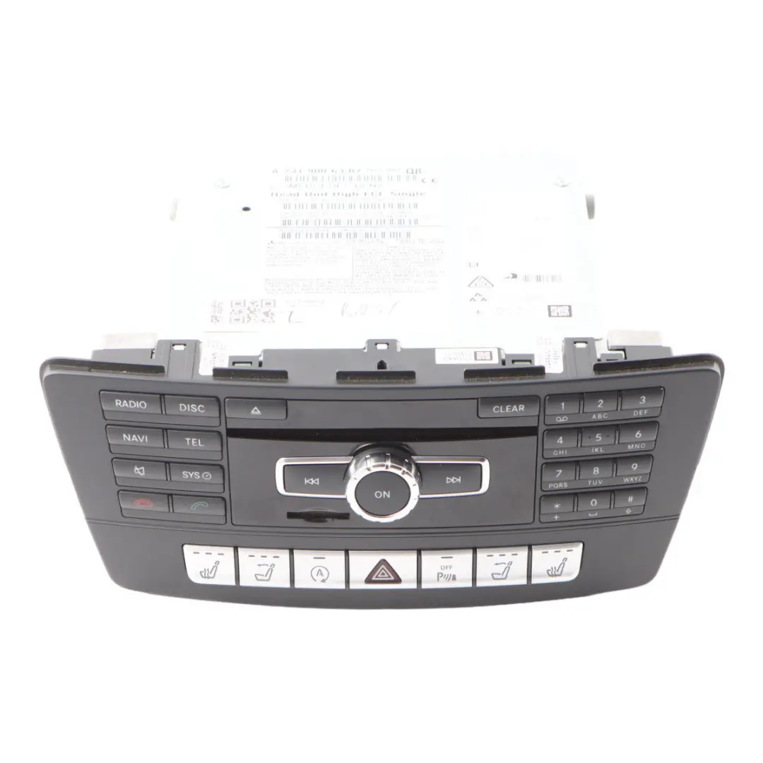 Navigation CD Player Radio Stereo Sat Nav Head Unit to Mercedes SL R231 with Part number A2319006307 Mercedes SL R231 Navigation CD Player Radio Stereo Sat Nav Head Unit - SKU A2319006307 - Part number A2319006307