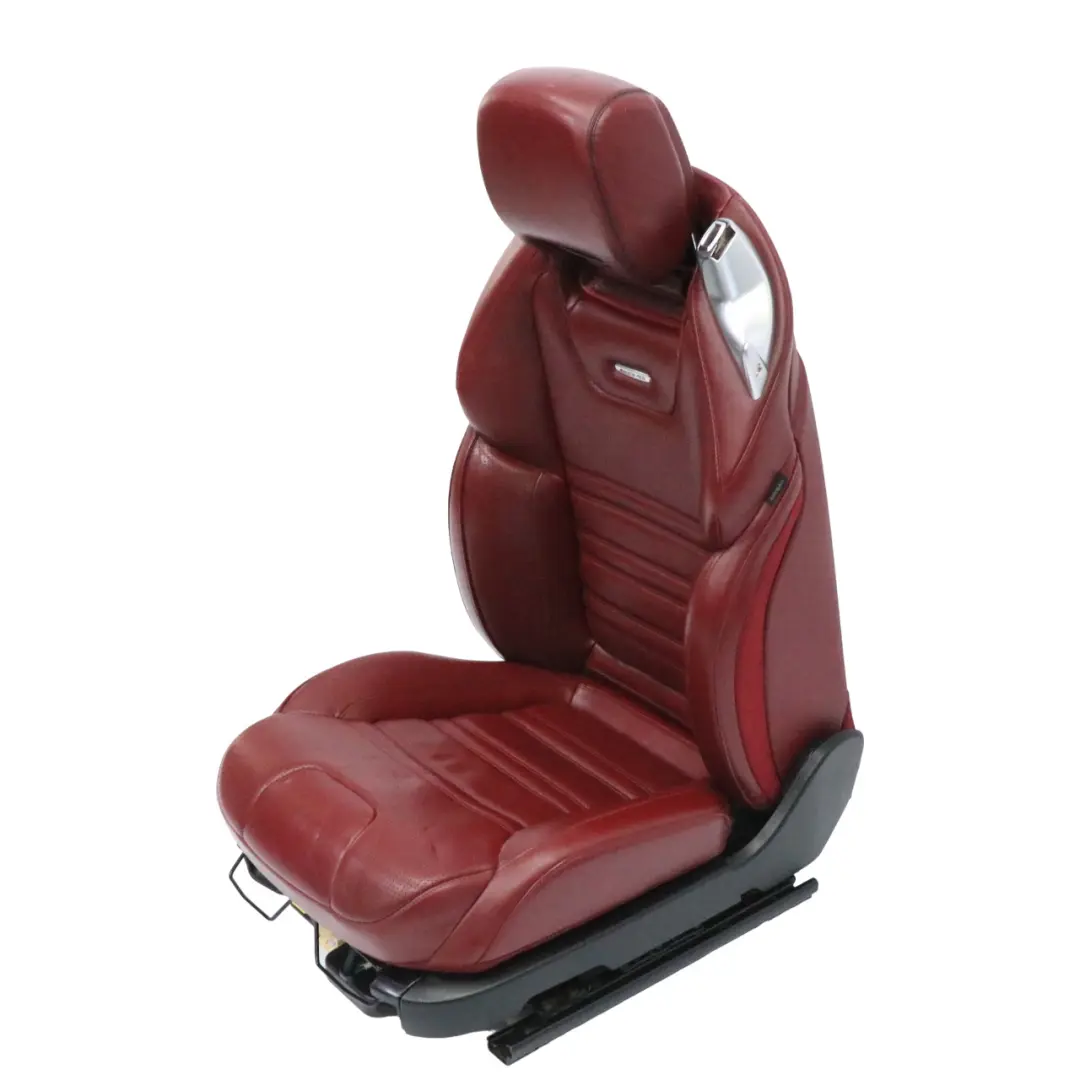 Mercedes SL R231 AMG Siège Avant Gauche Intérieur Chauffant Cuir Rouge - SKU A2319107200-1 - Numéro de pièce A2319107200