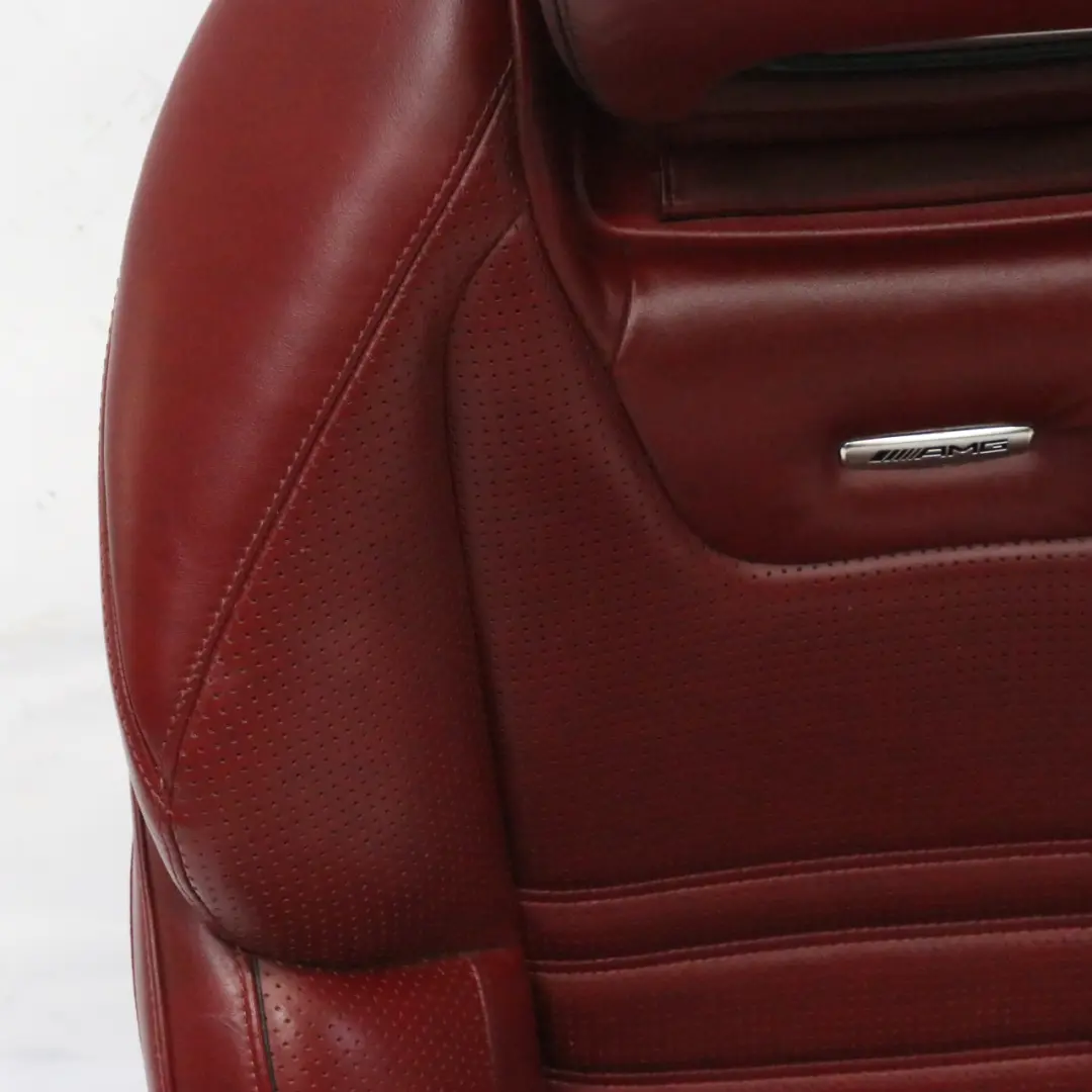 Mercedes SL R231 AMG Sedile anteriore sinistro Interno Riscaldato Pelle Rossa - SKU A2319107200-1 - Numero di parte A2319107200