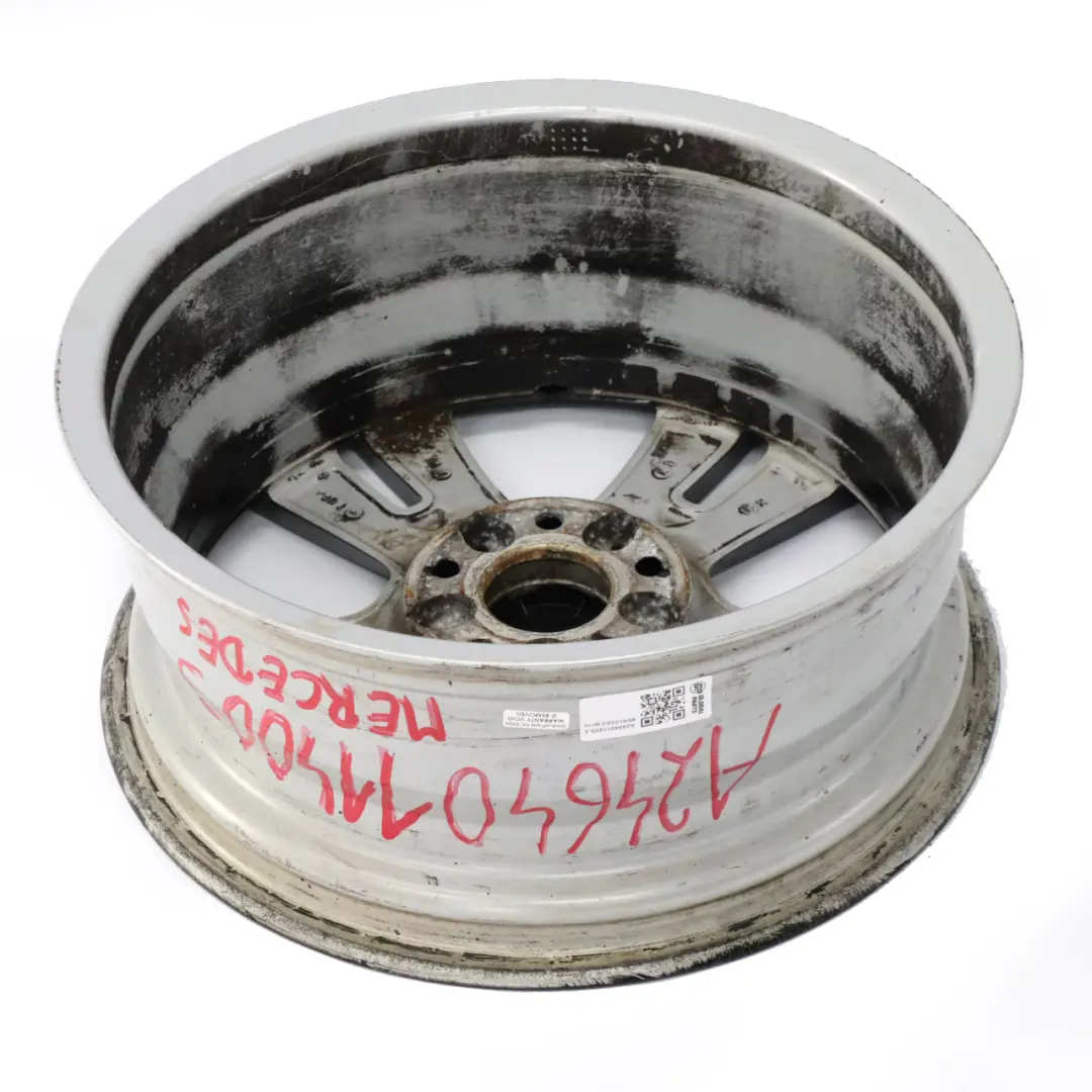 Mercedes W176 W246 Cerchio in lega nero 17" ET:52,5 7,5J - SKU A2464011400-3 - Numero di parte A2464011400