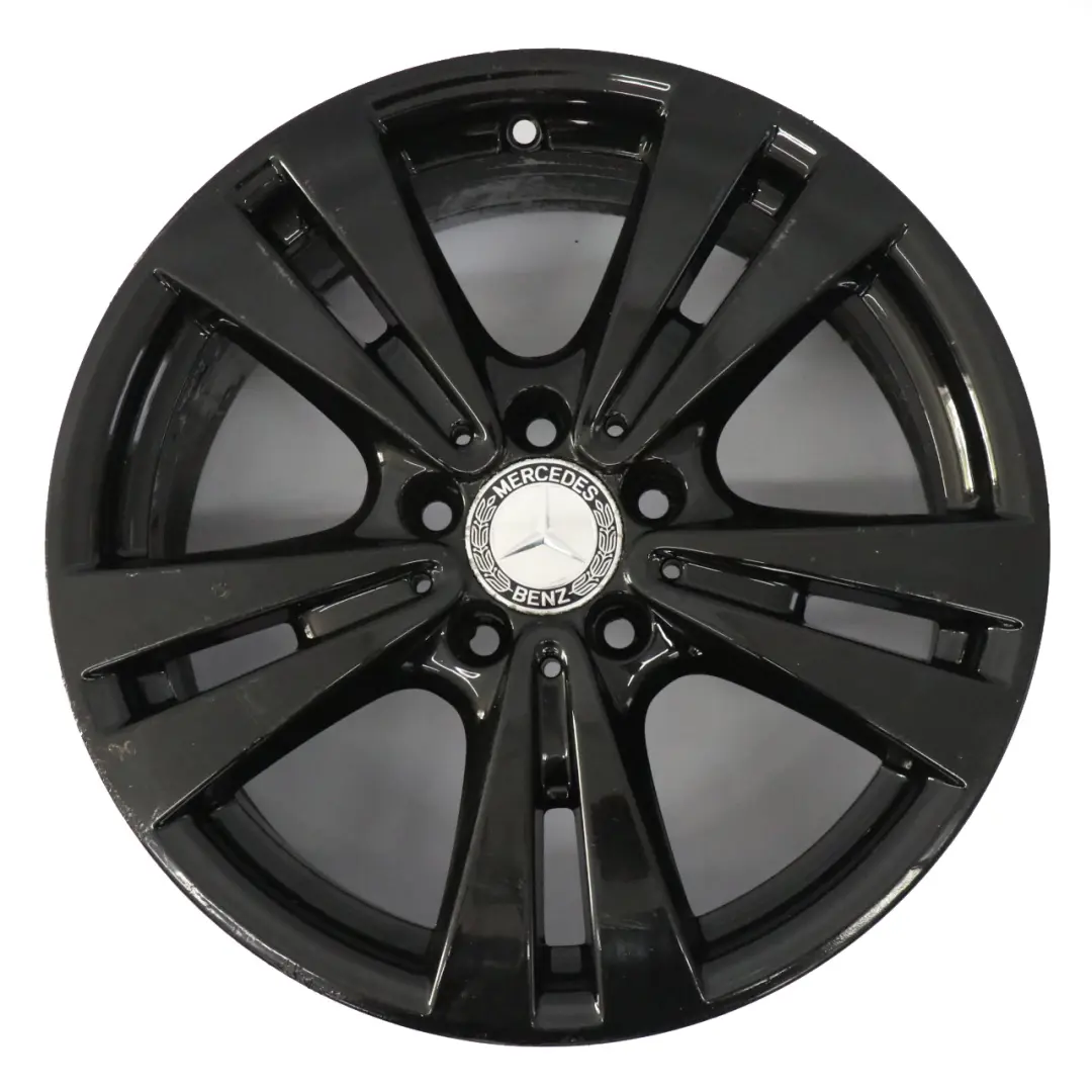 Cerchio in lega nero 17" ET:52,5 7,5J per Mercedes W176 W246 con numero di parte A2464011400 Mercedes W176 W246 Cerchio in lega nero 17" ET:52,5 7,5J - SKU A2464011400-4 - Numero di parte A2464011400