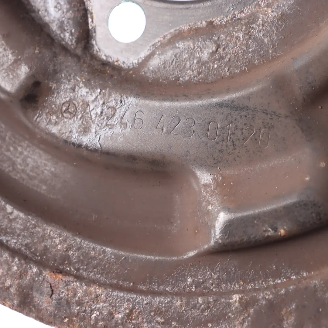 Brake Disc Plate Mercedes X156 W176 Rear Left N/S Protection Shield to with Part number A2464230120 Brake Disc Plate Mercedes X156 W176 Rear Left N/S Protection Shield - SKU A2464230120 - Part number A2464230120