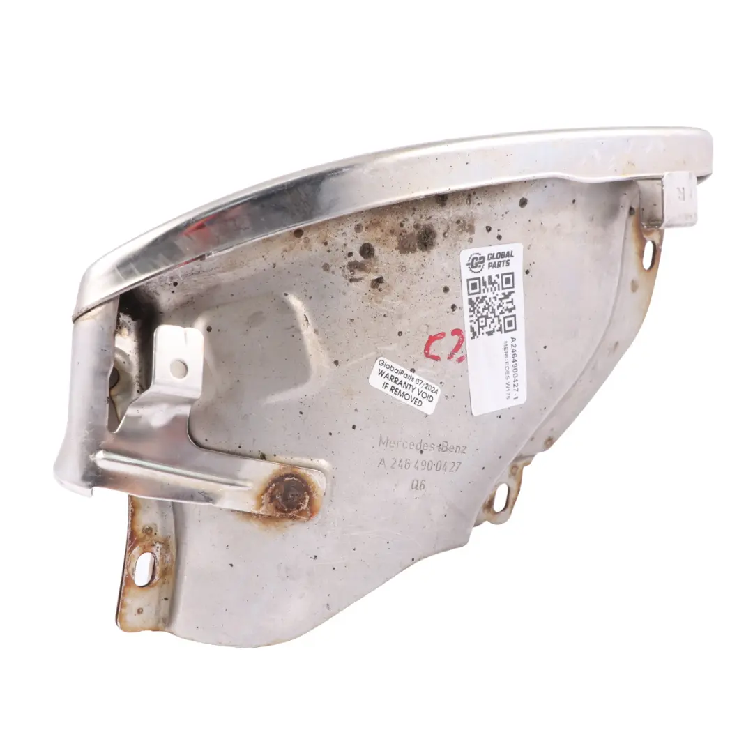 Tubo di scarico posteriore destro AMG Punta di scarico per Mercedes W176 con numero di parte A2464900427 Mercedes W176 Tubo di scarico posteriore destro AMG Punta di scarico - SKU A2464900427-1 - Numero di parte A2464900427