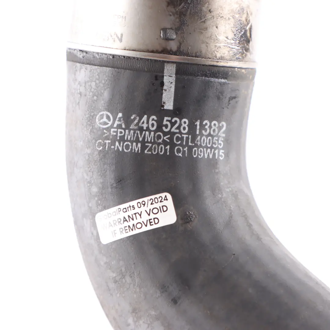 OM651 Intercooler Pipe Hose Tube Line to Mercedes C117 with Part number A2465281382 Mercedes C117 OM651 Intercooler Pipe Hose Tube Line - SKU A2465281382 - Part number A2465281382