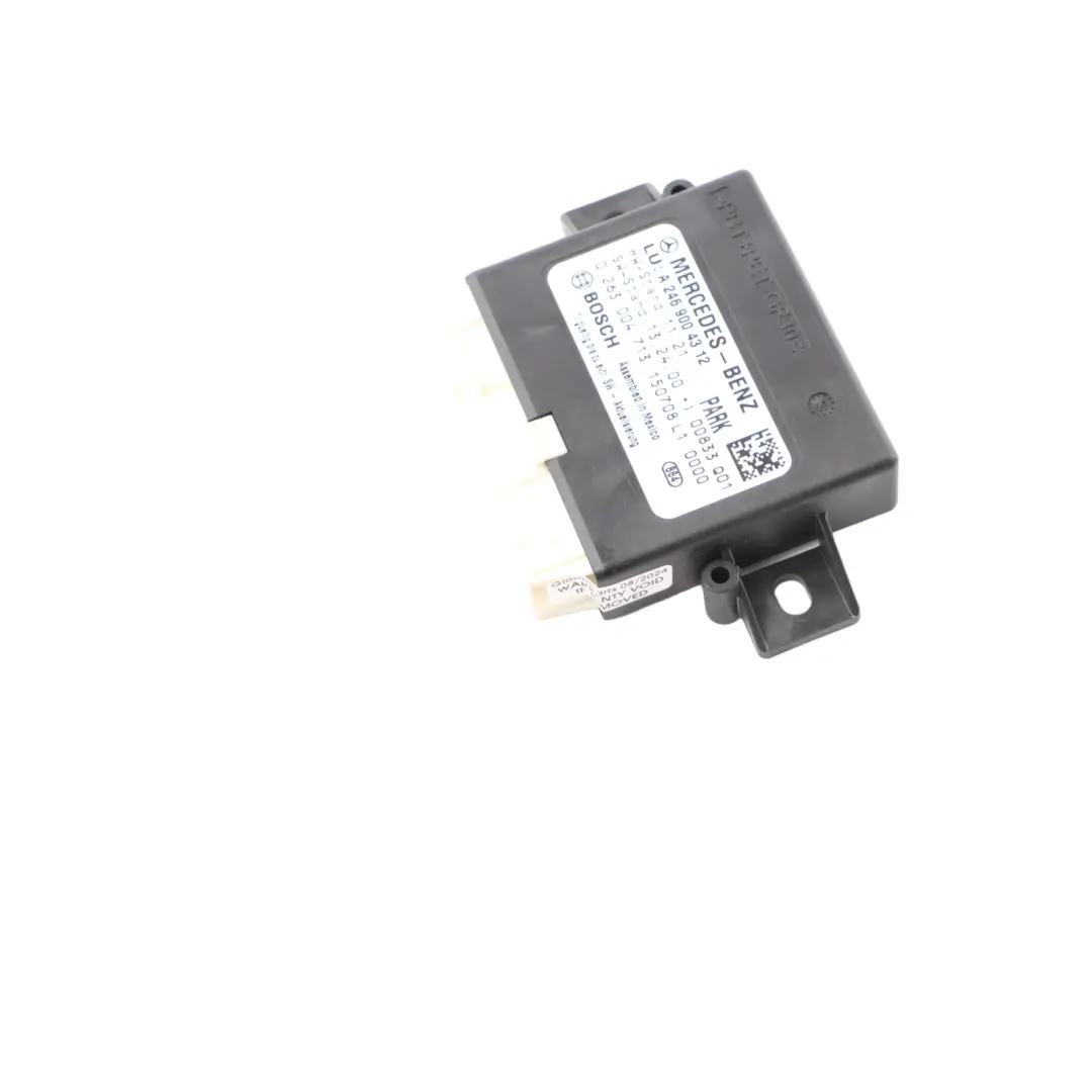 X246 Parksteuergerät Modul Sensor PDC für Mercedes W176 mit Teilenummer A2469004312 Mercedes W176 X246 Parksteuergerät Modul Sensor PDC - SKU A2469004312 - Teilenummer A2469004312