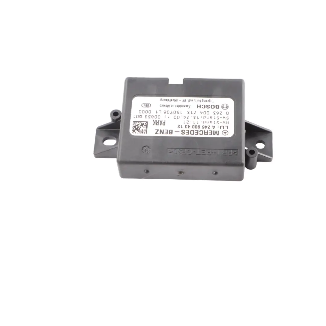 X246 Parking Control Unit Module Sensor PDC to Mercedes W176 with Part number A2469004312 Mercedes W176 X246 Parking Control Unit Module Sensor PDC - SKU A2469004312 - Part number A2469004312