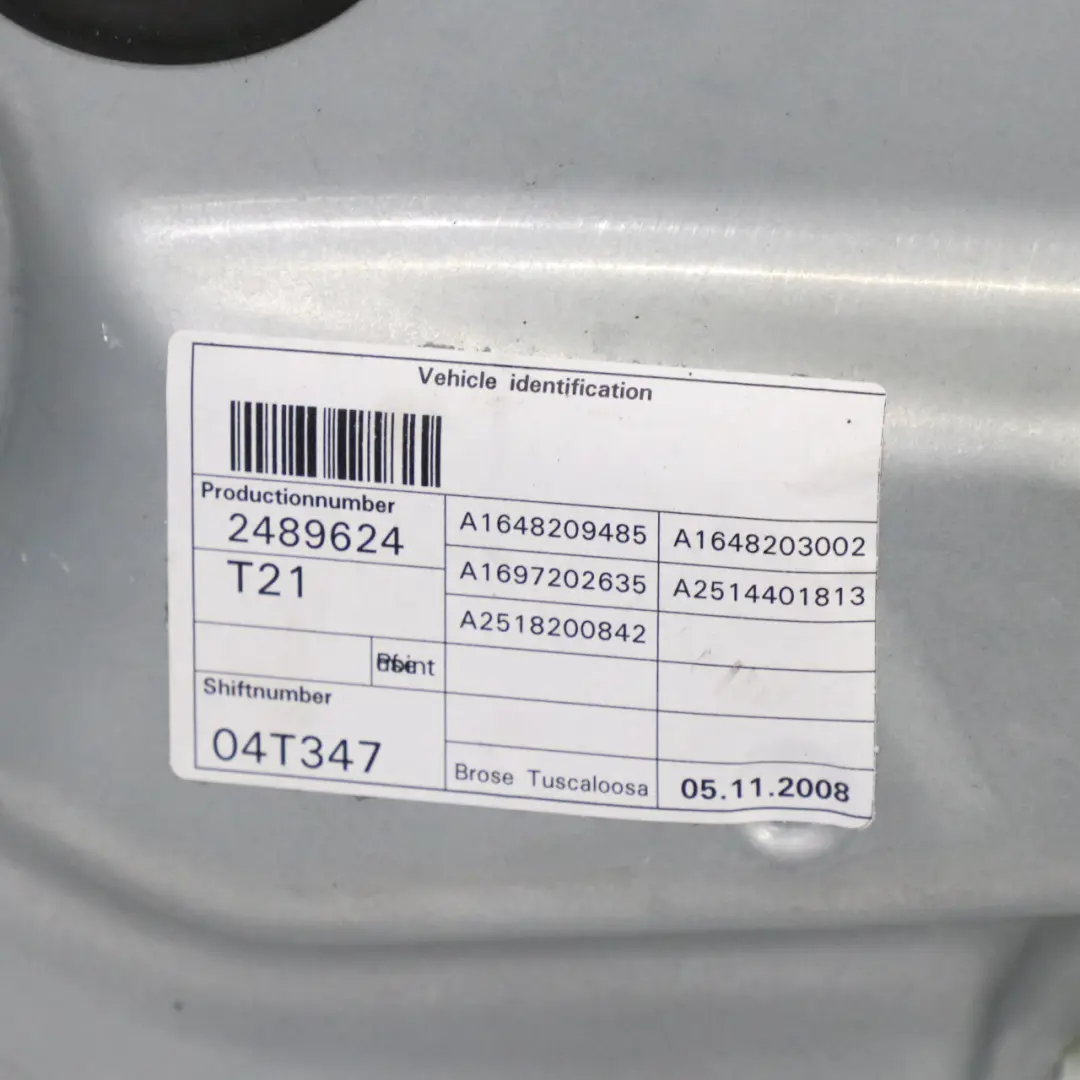 Lève Vitre avant droit pour Mercedes W164 à propos du numéro de pièce A2514401813 Mercedes W164 Lève Vitre avant droit - SKU A2514401813 - Numéro de pièce A2514401813