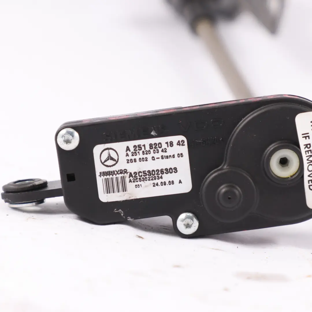 Mercedes W251 Side Quarter WIndow Adjuster Actuator Rear Right O/S - SKU A2518201842 - Part number A2518201842