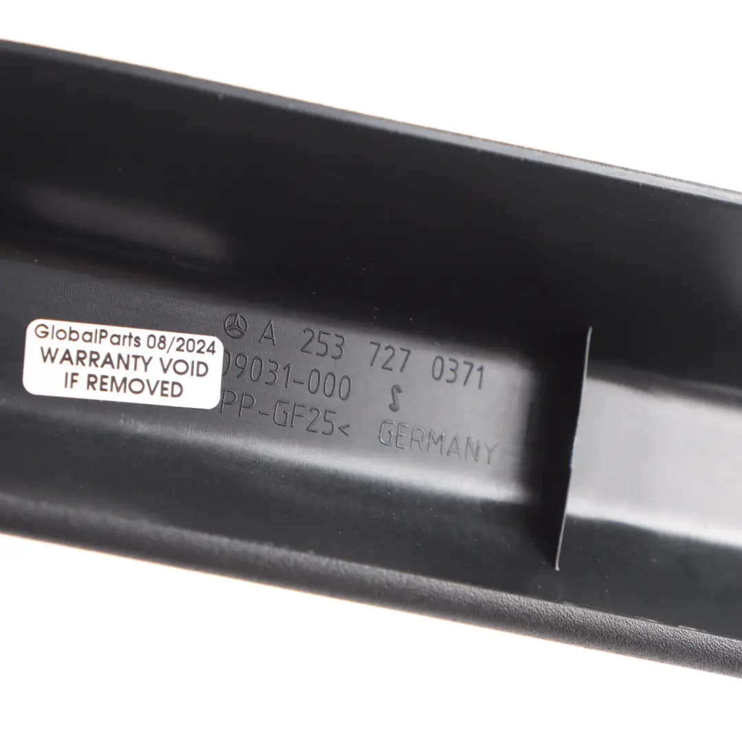 Window Glass Frame Door Front Left N/S Cover Trim to Mercedes X253 with Part number A2537270371 Mercedes X253 Window Glass Frame Door Front Left N/S Cover Trim - SKU A2537270371 - Part number A2537270371