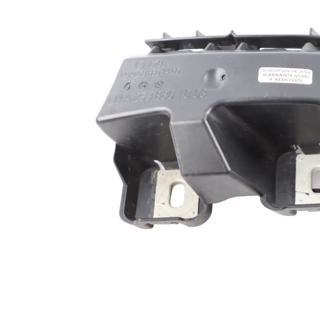 Bumper Holder Rear Right O/S Mount Bracket to Mercedes X253 with Part number A2538801003 Mercedes X253 Bumper Holder Rear Right O/S Mount Bracket - SKU A2538801003 - Part number A2538801003