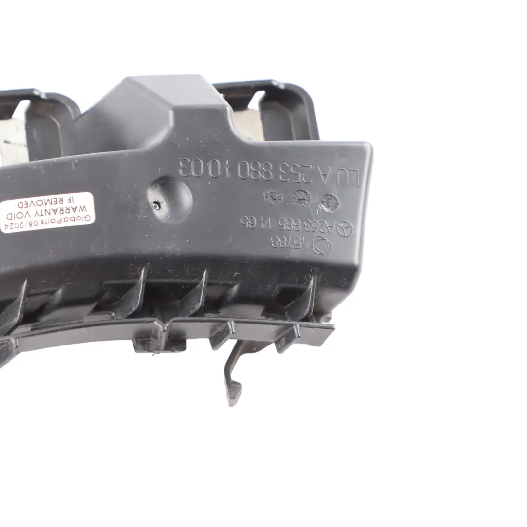 Bumper Holder Rear Right O/S Mount Bracket to Mercedes X253 with Part number A2538801003 Mercedes X253 Bumper Holder Rear Right O/S Mount Bracket - SKU A2538801003 - Part number A2538801003