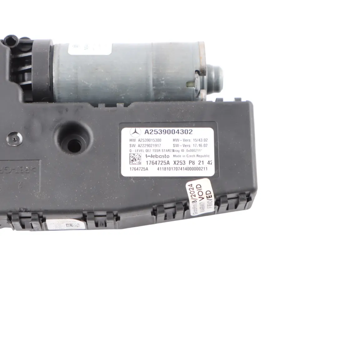 Mercedes X253 Sunroof Control Unit Motor Sun Roof Actuator - SKU A2539004302 - Part number A2539004302