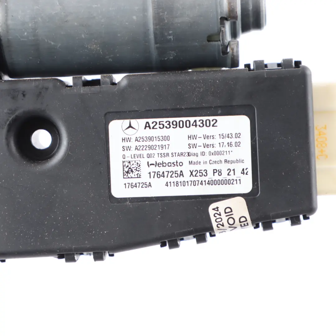 Mercedes X253 Tetto Apribile Unità Controllo Motore Tetto Attuatore - SKU A2539004302 - Numero di parte A2539004302