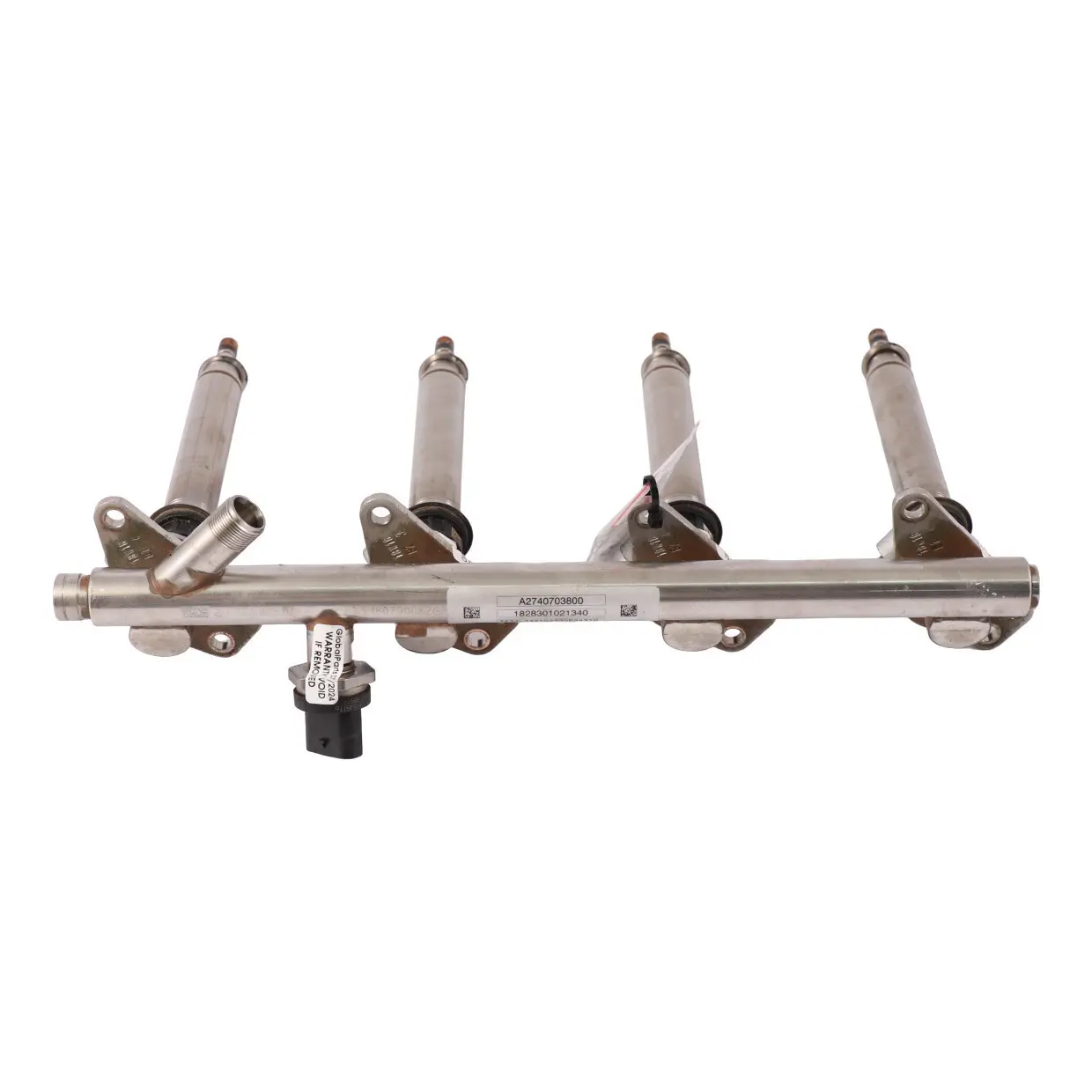Mercedes W205 M274 Petrol Fuel Injectors Injection Rail Line Pipe A2740701095