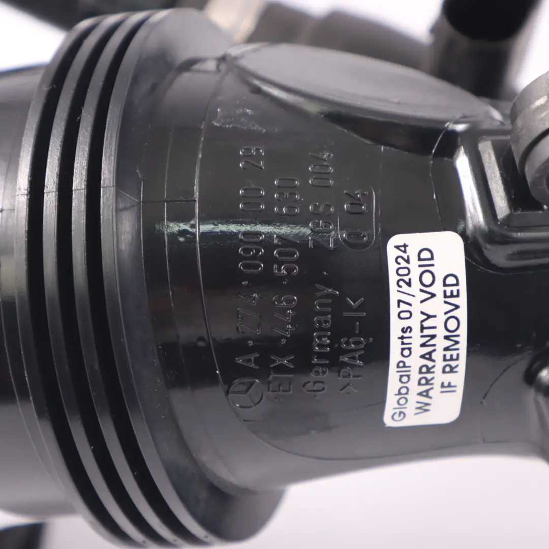 M274 Tuyau d'admission d'air d'arrosage pour Mercedes W204 W205 W212 W213 à propos du numéro de pièce A2740900029 Mercedes W204 W205 W212 W213 M274 Tuyau d'admission d'air d'arrosage - SKU A2740900029-1 - Numéro de pièce A2740900029