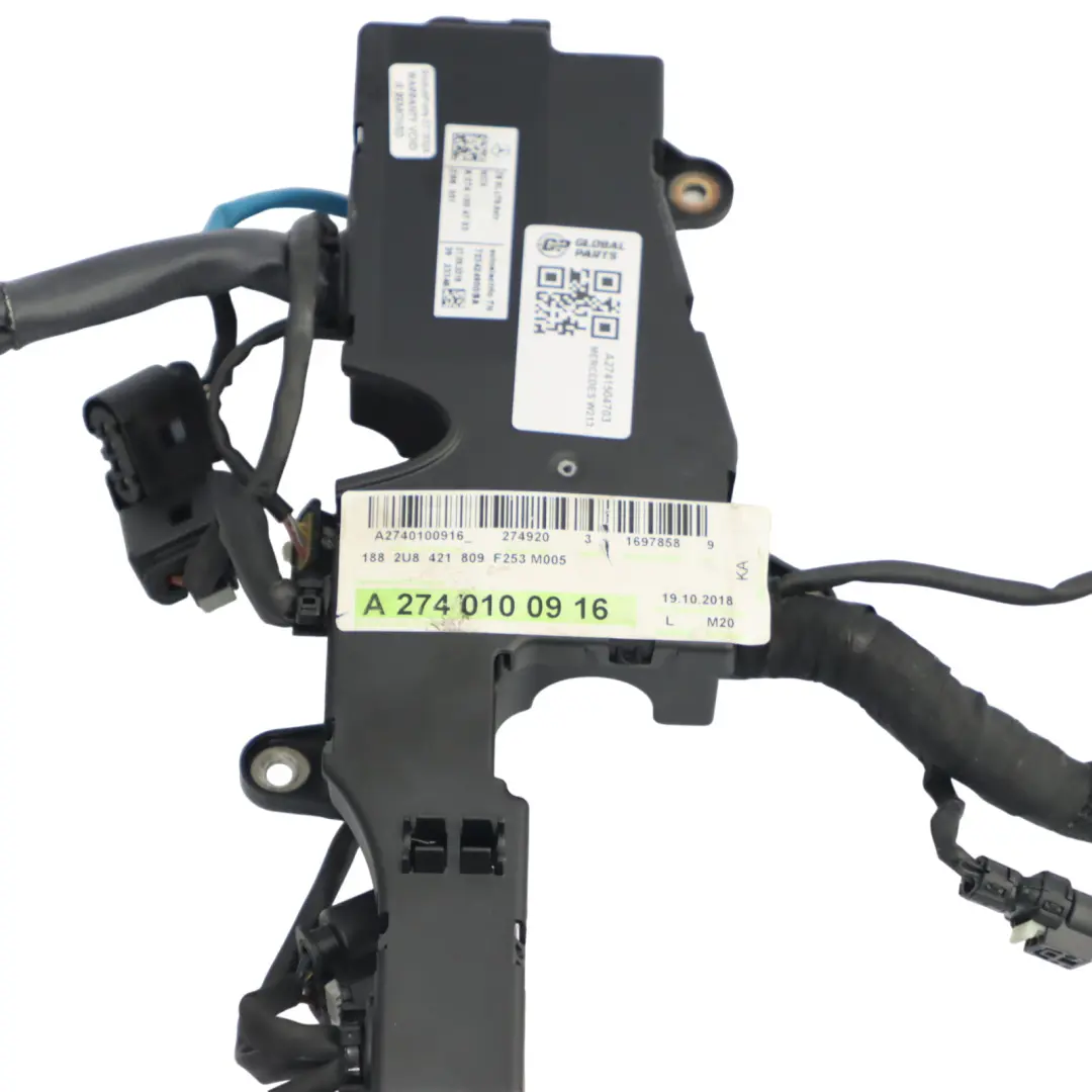 Mazo de cables del motor M274 Gasolina para Mercedes W205 W213 con número de pieza A2741504703 Mercedes W205 W213 Mazo de cables del motor M274 Gasolina - SKU A2741504703 - Número de pieza A2741504703