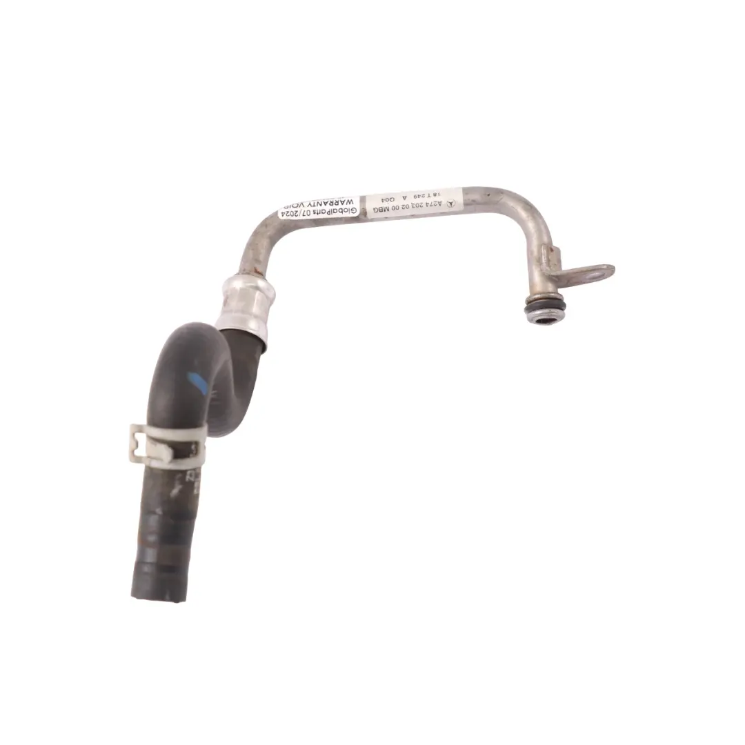 C200 W205 Gasolina M274 Tubo de refrigerante turbocompresor para Mercedes con número de pieza A2742030200 Mercedes C200 W205 Gasolina M274 Tubo de refrigerante turbocompresor - SKU A2742030200 - Número de pieza A2742030200