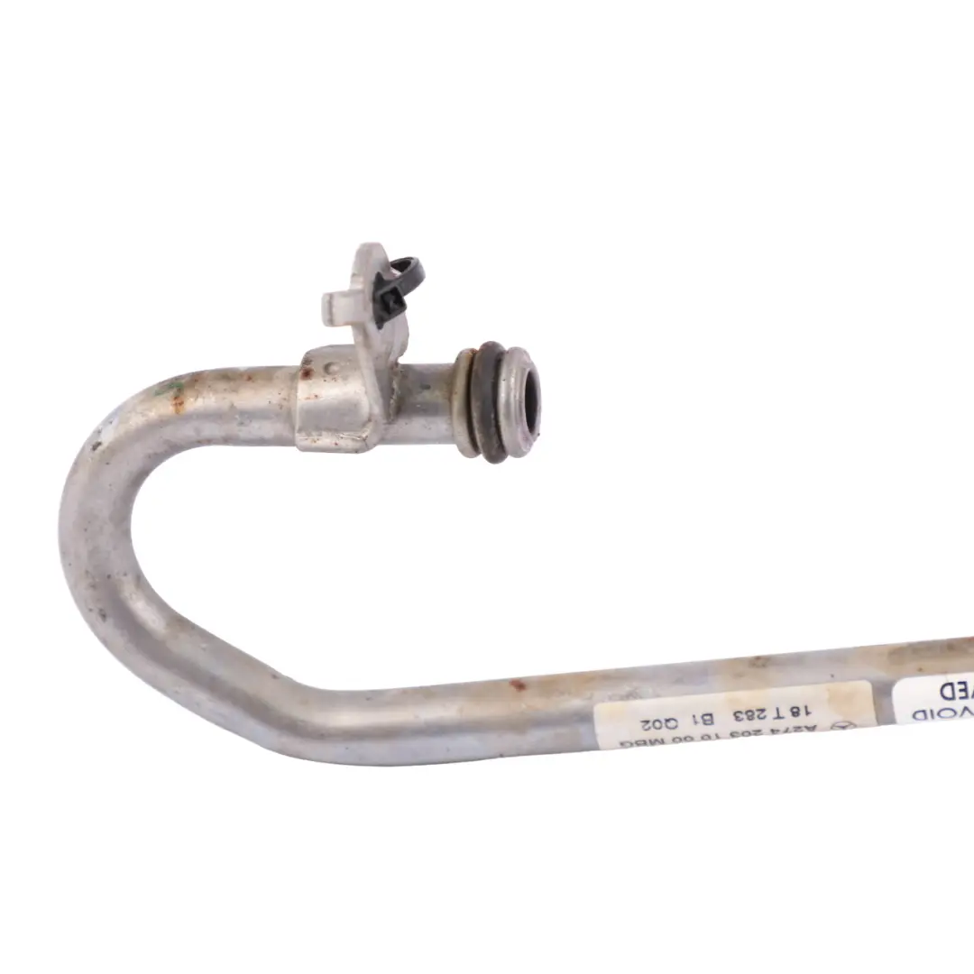 Turbocharger Coolant Pipe Mercedes W213 C253 M274 Turbo Return Hose to with Part number A2742031000 Turbocharger Coolant Pipe Mercedes W213 C253 M274 Turbo Return Hose - SKU A2742031000 - Part number A2742031000