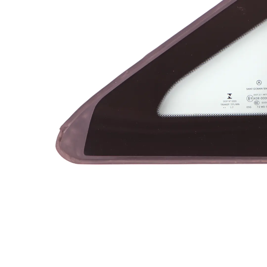 Front Left N/S Quarter Window Glass AS2 to Mercedes Vito Viano W447 with Part number A4476730305 Mercedes Vito Viano W447 Front Left N/S Quarter Window Glass AS2 - SKU A4476730305 - Part number A4476730305