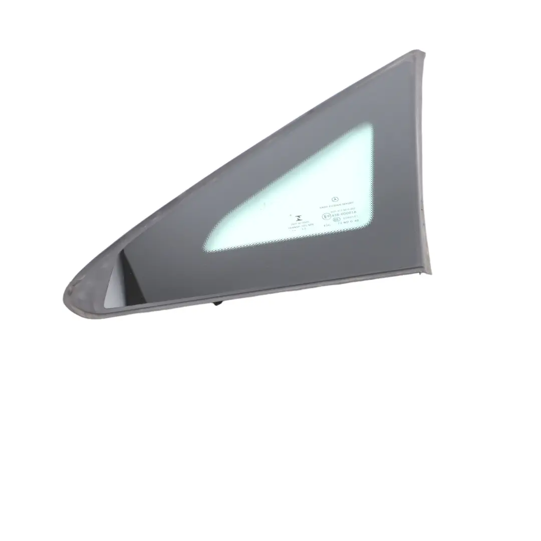 Front Left N/S Quarter Window Glass AS2 to Mercedes Vito Viano W447 with Part number A4476730305 Mercedes Vito Viano W447 Front Left N/S Quarter Window Glass AS2 - SKU A4476730305 - Part number A4476730305