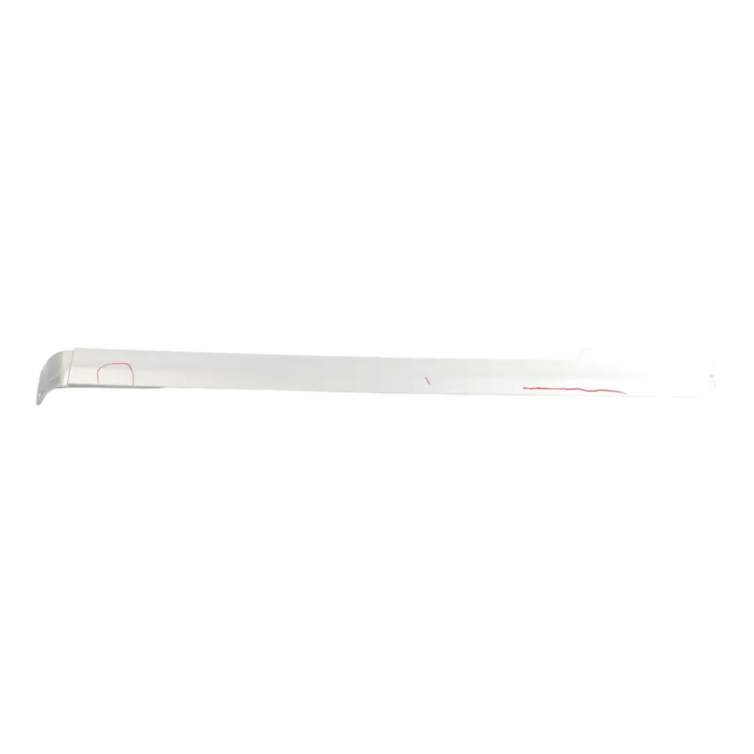 Mercedes W447 Sliding Door Right O/S Moulding Strip Rail Cover SIlver - 9744 - SKU A4476900370-BRS - Part number A4476900370