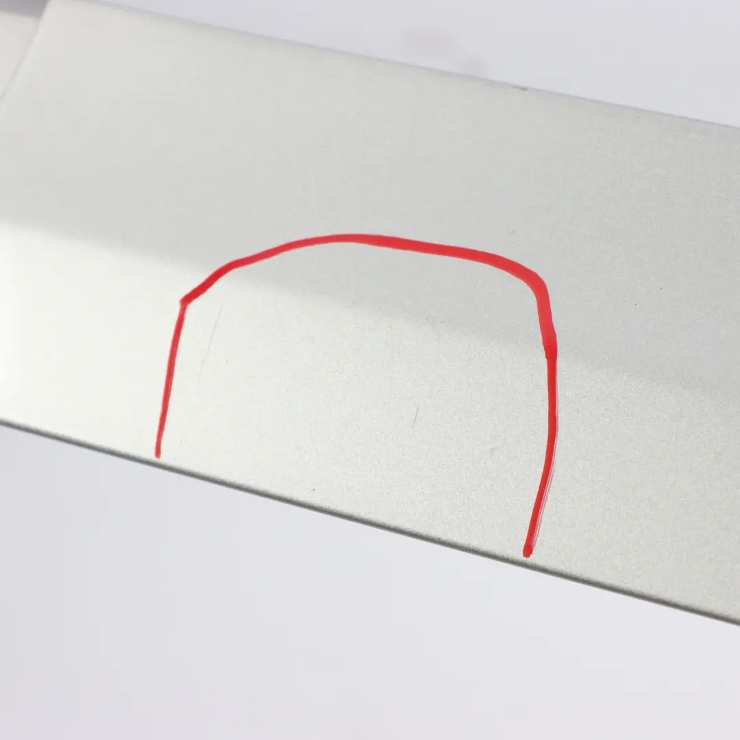 Mercedes W447 Sliding Door Right O/S Moulding Strip Rail Cover SIlver - 9744 - SKU A4476900370-BRS - Part number A4476900370
