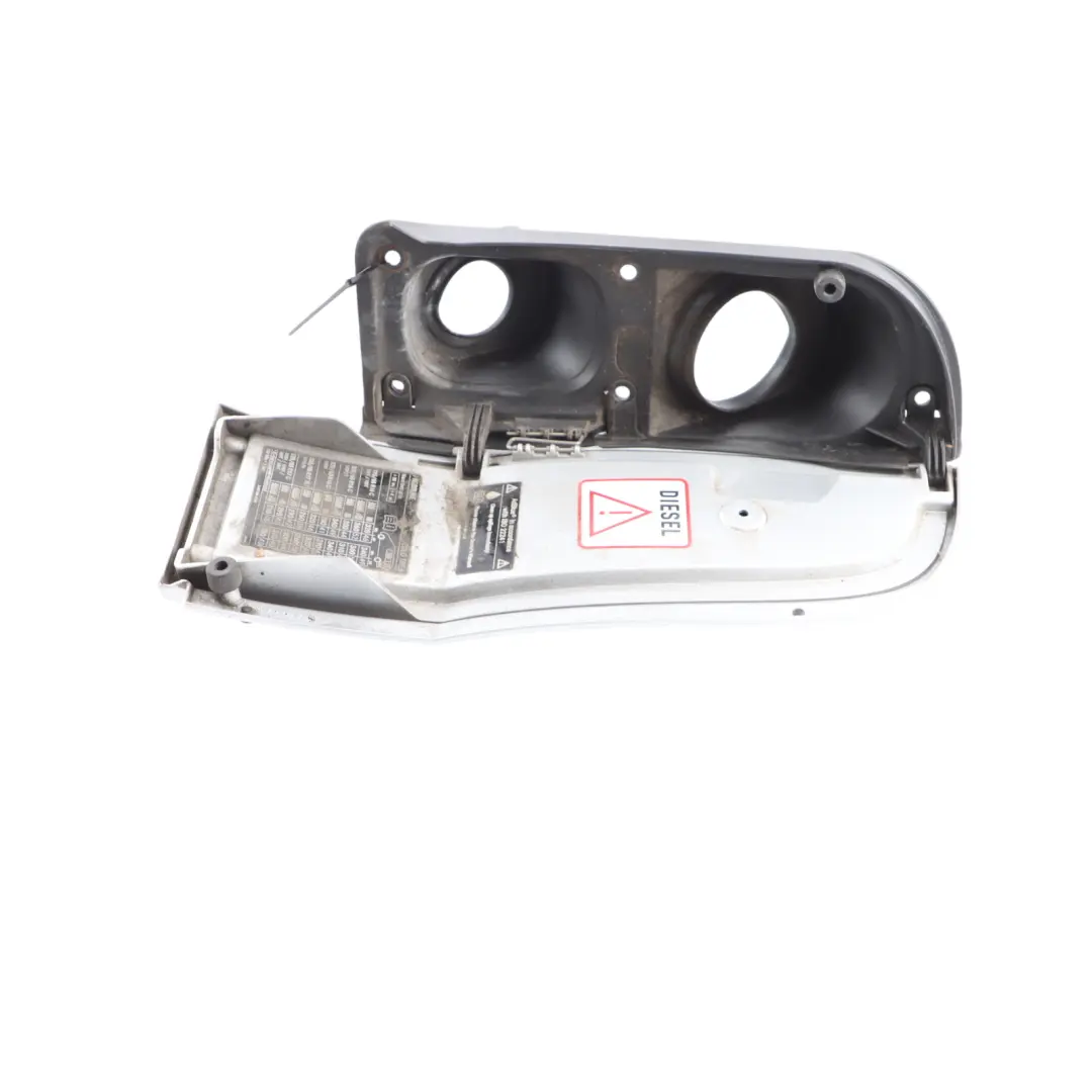 Flap Tank Cap Cover Trim Brilliant Silver - 9744 to Mercedes W447 Fuel with Part number A4477500000 Mercedes W447 Fuel Flap Tank Cap Cover Trim Brilliant Silver - 9744 - SKU A4477500000-BRS - Part number A4477500000
