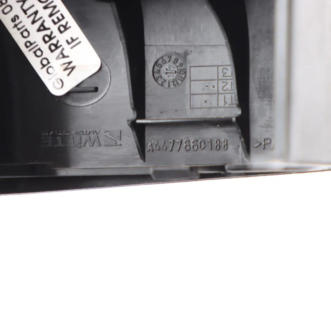 Right Upper Top Door Inside Handle Cover Cap to Mercedes W447 Rear with Part number A4477660188 Mercedes W447 Rear Right Upper Top Door Inside Handle Cover Cap - SKU A4477660188 - Part number A4477660188