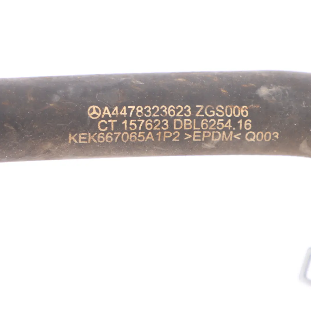 Mercedes Vito W447 Diesel Coolant Hose Water Line Hose - SKU A4478320015-1 - Part number A4478320015