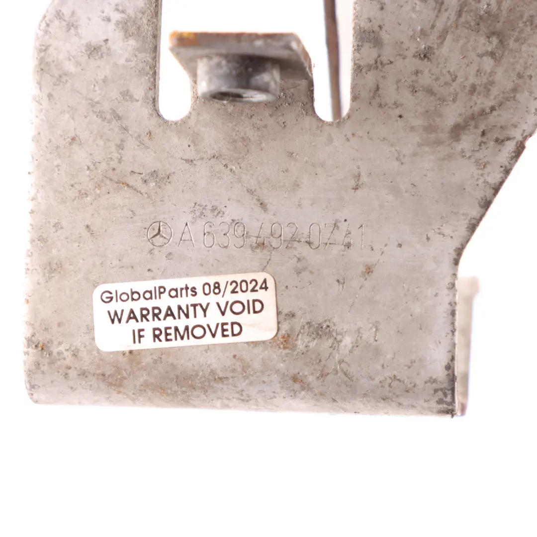 Exhaust Cat Converter Holder Carrier to Mercedes Viano Vito W639 with Part number A6394920741 Mercedes Viano Vito W639 Exhaust Cat Converter Holder Carrier - SKU A6394920741 - Part number A6394920741