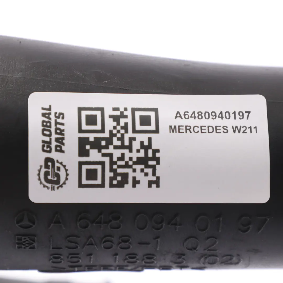  Mercedes-Benz W211 W220 280CDI 320CDI Air Pipe Hose Intake Manifold - SKU A6480940197 - Part number A6480940197