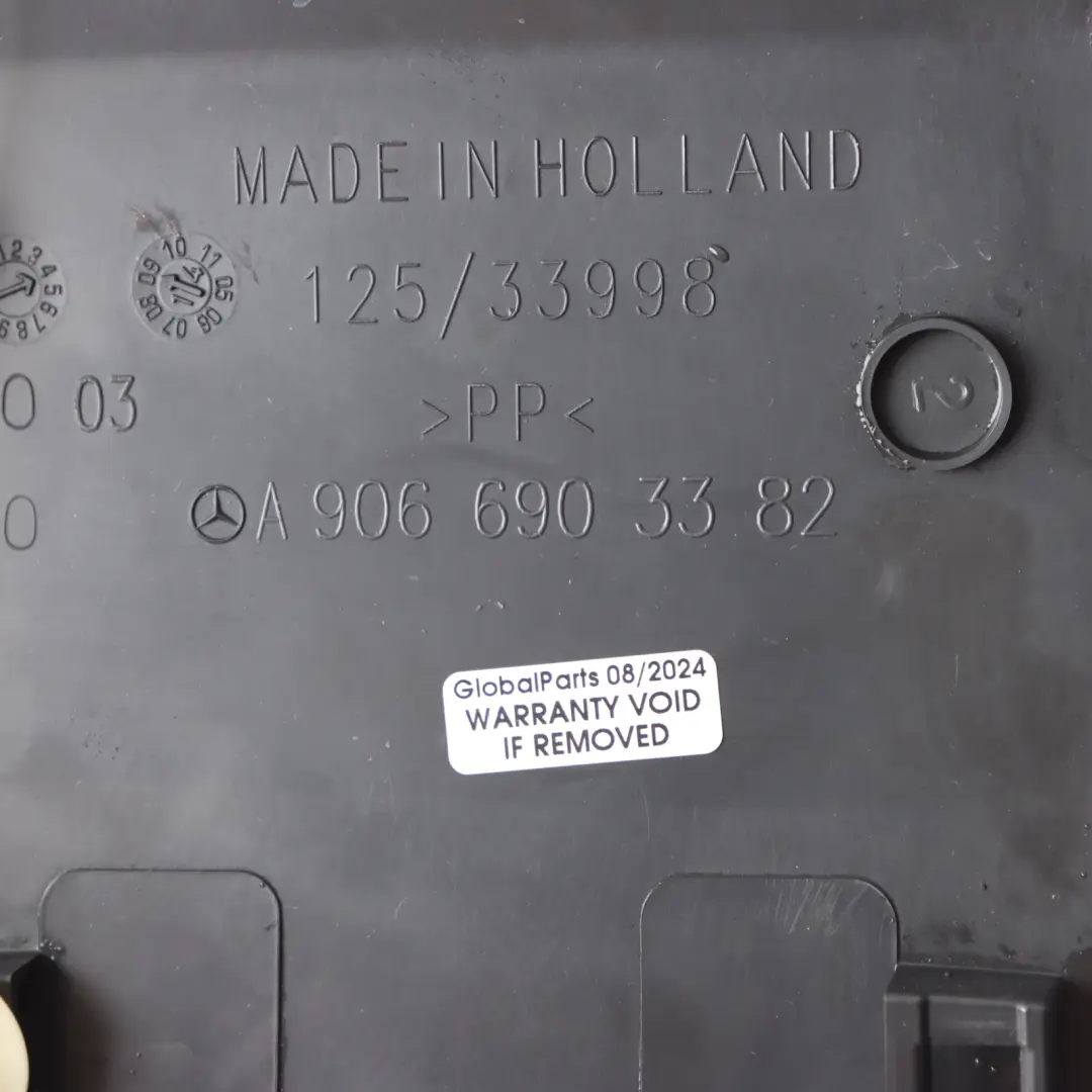 Exterior Trim Body Moulding Side Panel Rear Left N/S to Mercedes W906 with Part number A9066903382 Mercedes W906 Exterior Trim Body Moulding Side Panel Rear Left N/S - SKU A9066903382 - Part number A9066903382