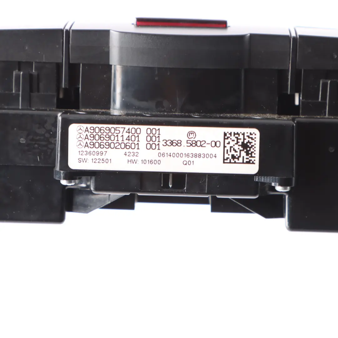 ASR PDC Hazard Lock Triangle Switch Control Panel to Mercedes W906 with Part number A9069057400 Mercedes W906 ASR PDC Hazard Lock Triangle Switch Control Panel - SKU A9069057400 - Part number A9069057400