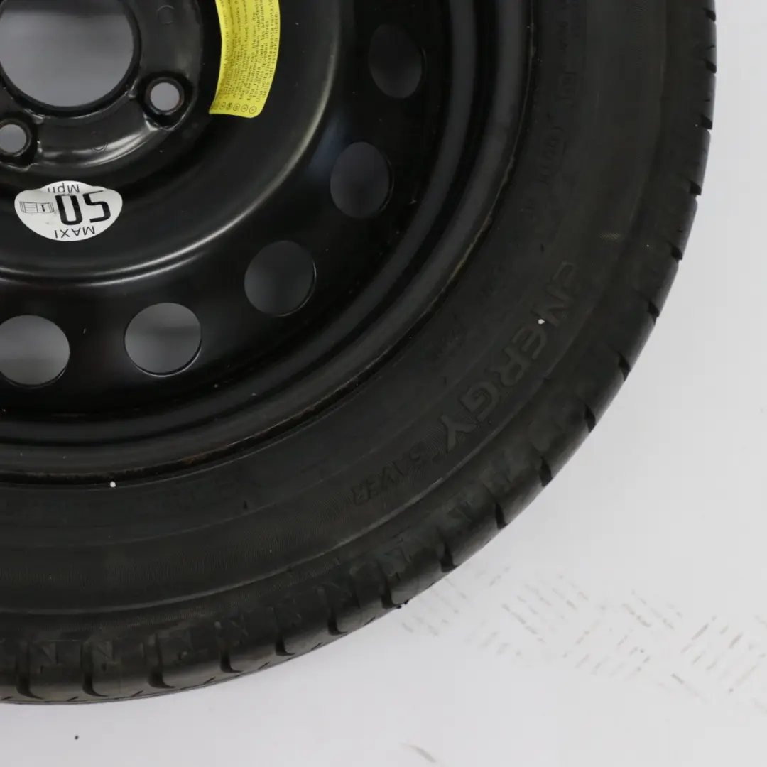  Citroen C4 Roue de secours acier 16" Pneu R16 Michelin 205/55 - SKU C4 Spare Wheel CITROEN - Numéro de pièce C4 Spare Wheel CITROEN