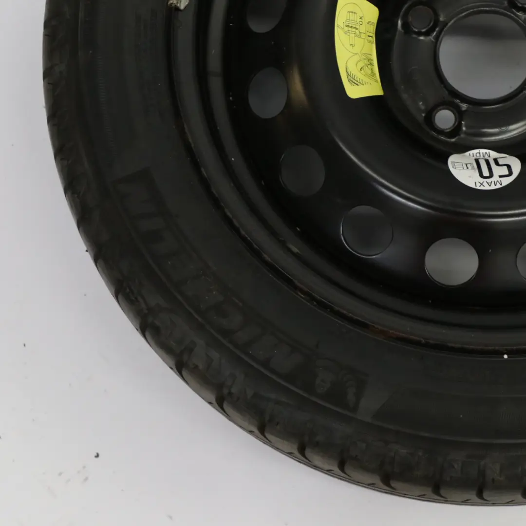  Citroen C4 Roue de secours acier 16" Pneu R16 Michelin 205/55 - SKU C4 Spare Wheel CITROEN - Numéro de pièce C4 Spare Wheel CITROEN