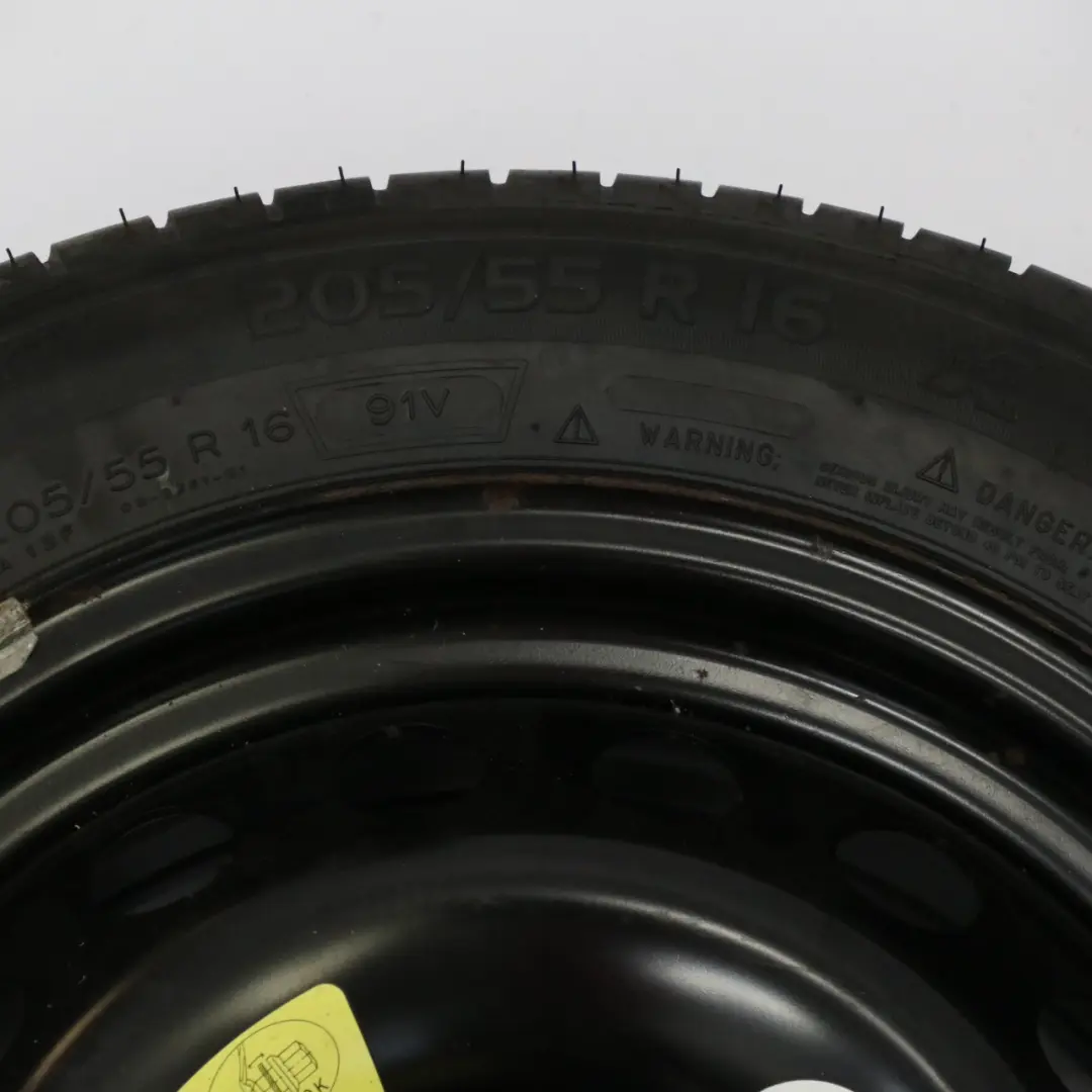  Citroen C4 Koło Zapasowe Dojazdowe 16" Opona Michelin 205/55 - SKU C4 Spare Wheel CITROEN - Numer Części C4 Spare Wheel CITROEN