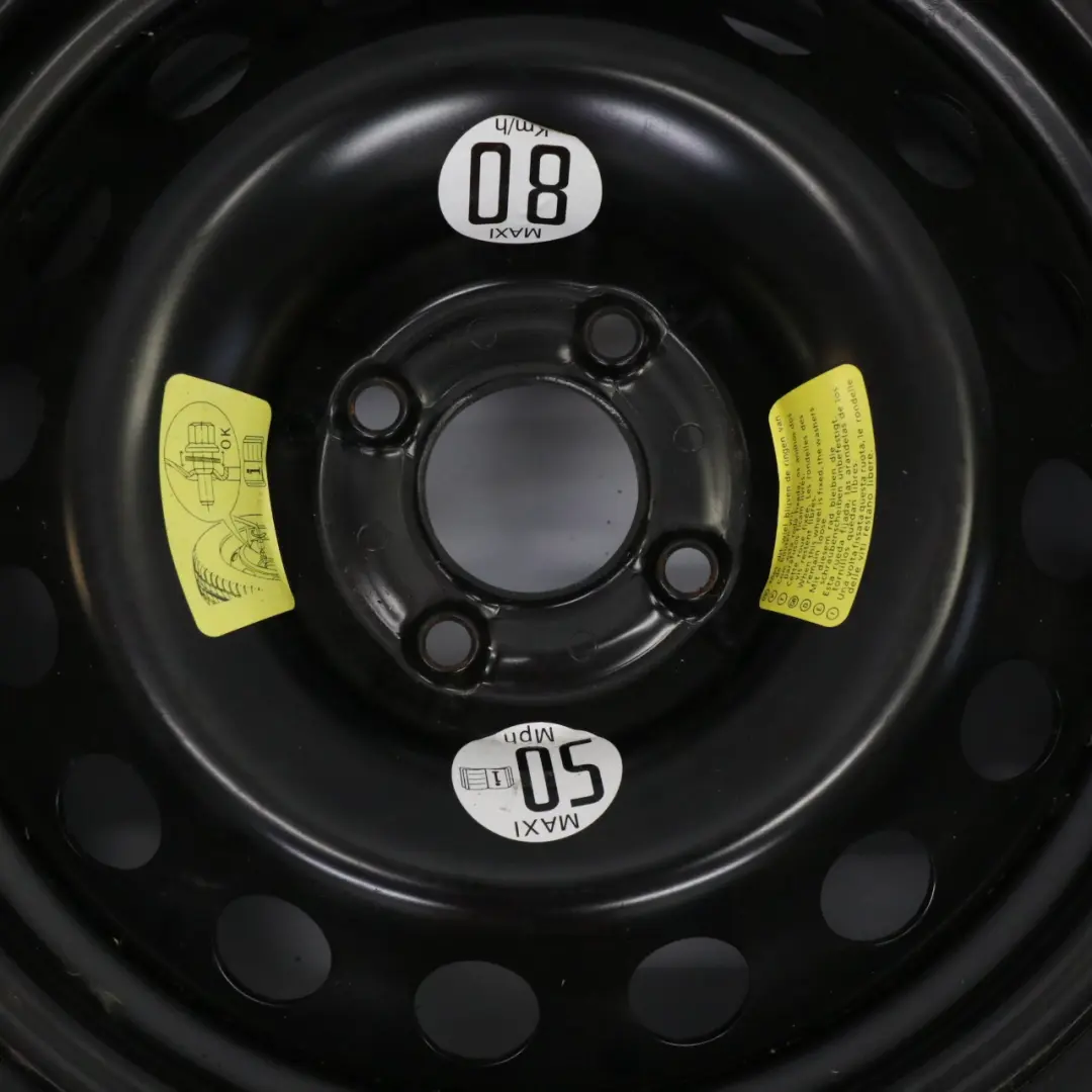  Citroen C4 Roue de secours acier 16" Pneu R16 Michelin 205/55 - SKU C4 Spare Wheel CITROEN - Numéro de pièce C4 Spare Wheel CITROEN