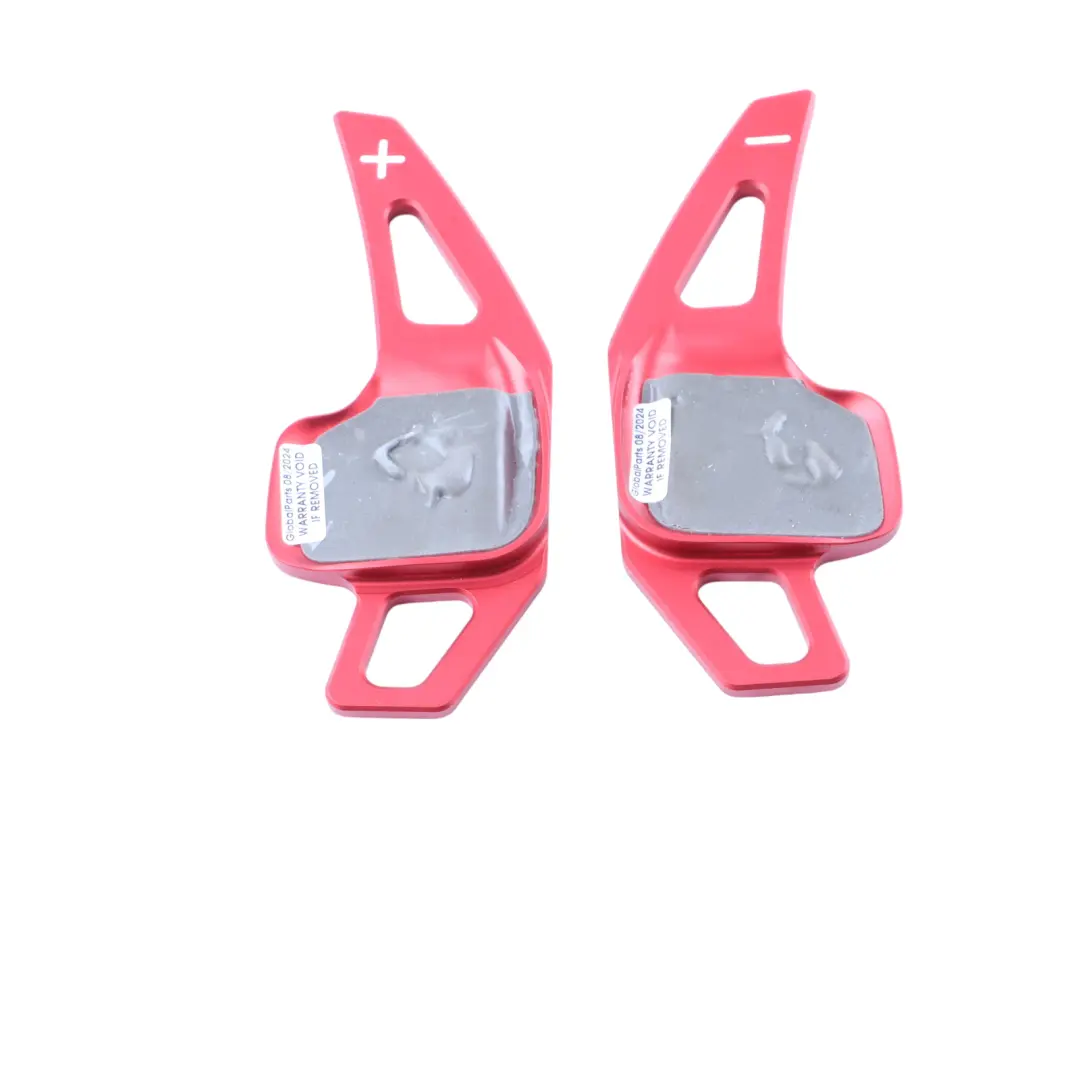 BMW F32 Steering Wheel Paddle Shift Automatic Gearbox Set - SKU F32 Red Paddles - Part number F32 Red Paddles