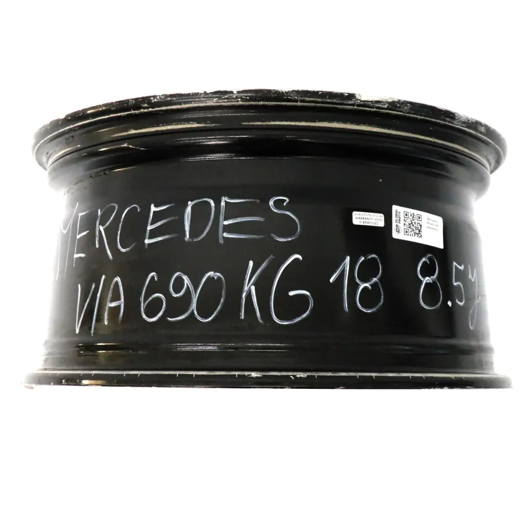 Mercedes Black Wheel Alloy Rim 18" 8,5J VIA - SKU Mercedes Wheel VIA - Part number Mercedes Wheel VIA