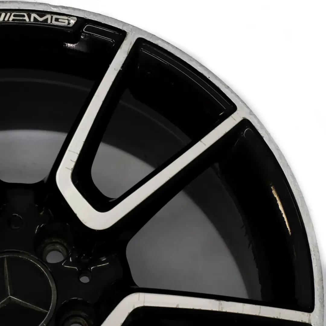 Mercedes Schwarz Felge Alufelge 18" 8,5J VIA - SKU Mercedes Wheel VIA - Teilenummer Mercedes Wheel VIA