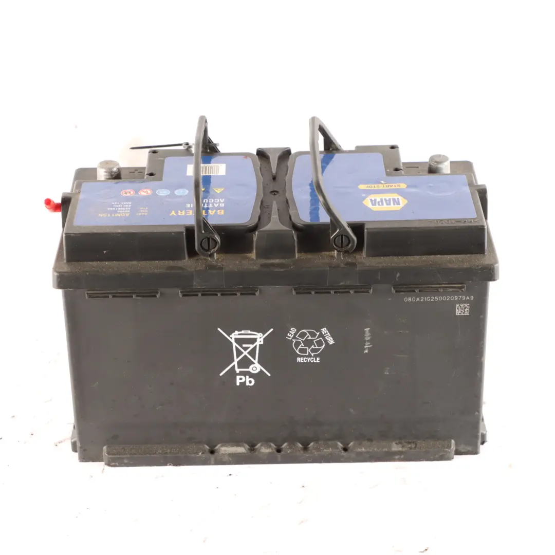  NAPA AGM Accumulator Battery 80Ah 800A 12V AGM115N - SKU NAPA 80Ah Accumulator - Part number NAPA 80Ah Accumulator