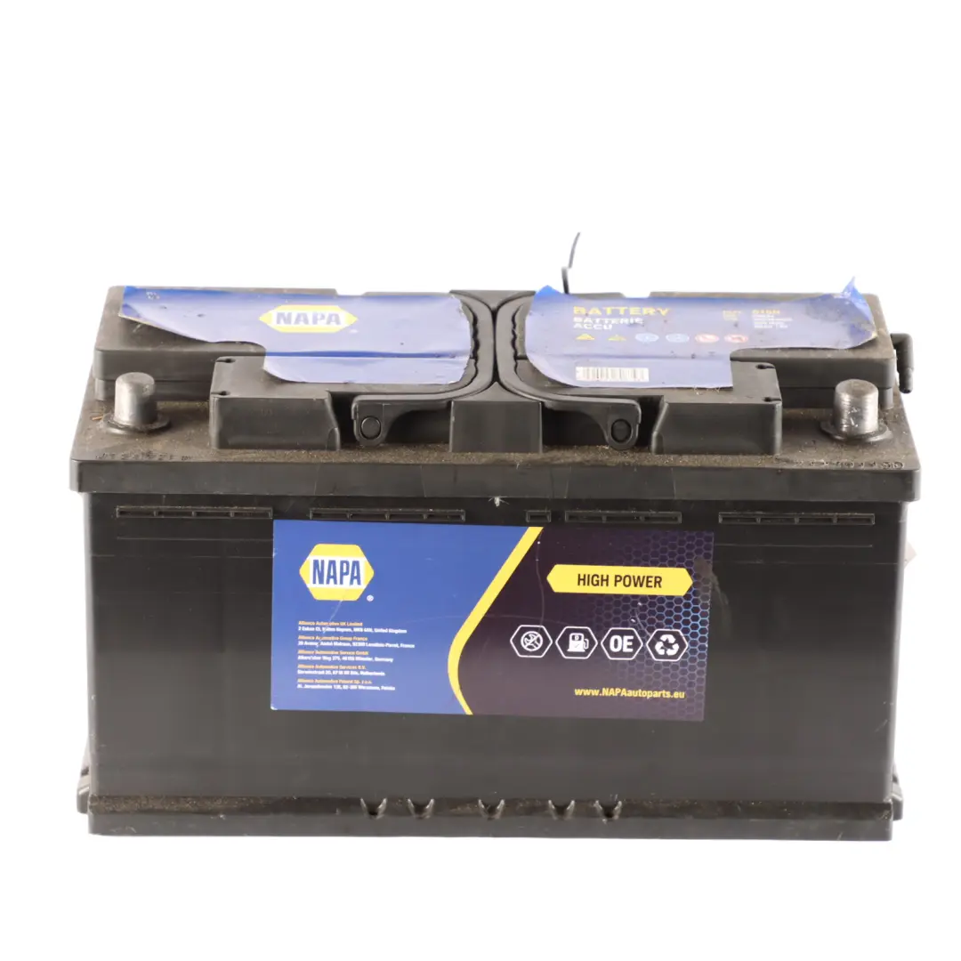 NAPA 019N Car Battery 12V 90Ah 800A - SKU NAPA 90Ah Accumulator - Part number ROMBAT AGM-VRLA 92Ah Accumulator