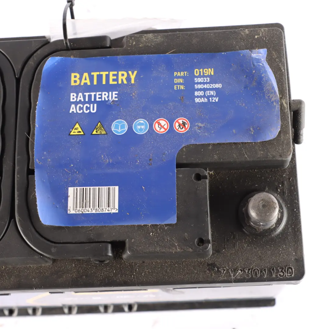 NAPA 019N Car Battery 12V 90Ah 800A to with Part number ROMBAT AGM-VRLA 92Ah Accumulator NAPA 019N Car Battery 12V 90Ah 800A - SKU NAPA 90Ah Accumulator - Part number ROMBAT AGM-VRLA 92Ah Accumulator